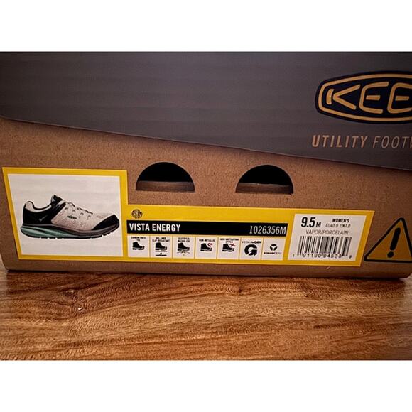 KEEN Utility Women's Vista Energy Low Height Composite Toe Work Shoes-Sz 9.5 New - Picture 12 of 12